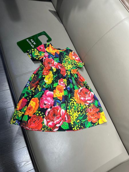 kids girls dresses summer baby girl flowers print dress green children birthday clothing, Red;yellow
kids girls dresses summer baby girl flowers print dress green children birthday clothing, Red;yellow