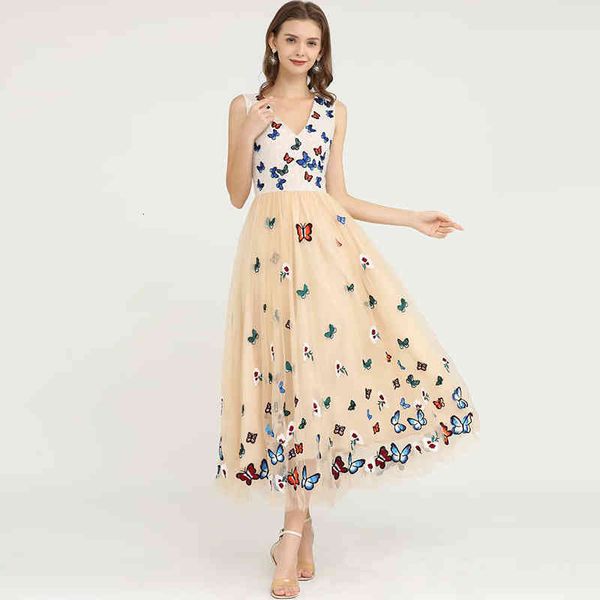 casual dresses fashionable dress v-neck sleeveless butterfly embroidery stitching mesh temperament large swing skirt, Black;gray
casual dresses fashionable dress v-neck sleeveless butterfly embroidery stitching mesh temperament large swing skirt, Black;gray