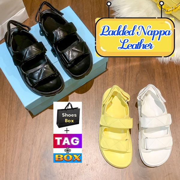 designer quilted padded nappa leather sandals fashion women shoes slides slippers slide outdoor indoor travel womans shoe flat heel sandal c, Black
designer quilted padded nappa leather sandals fashion women shoes slides slippers slide outdoor indoor travel womans shoe flat heel sandal c, Black