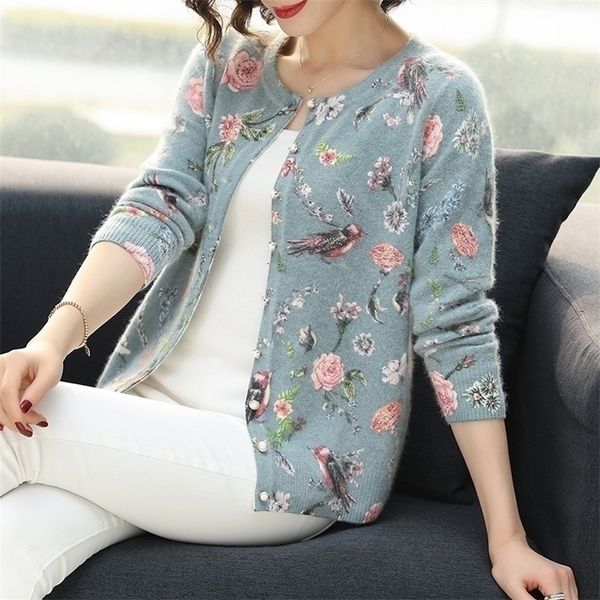 yisu women cardigans sweater autumn winter floral bird pattern knitted coat cardigan single breasted casual knit jacket sweater t200820, White;black
yisu women cardigans sweater autumn winter floral bird pattern knitted coat cardigan single breasted casual knit jacket sweater t200820, White;black