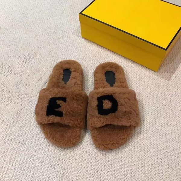 luxury designer womens slippers ladies wool slides winter fur fluffy furry warm letters sandals comfortable fuzzy girl flip flop slipper 688, Black
luxury designer womens slippers ladies wool slides winter fur fluffy furry warm letters sandals comfortable fuzzy girl flip flop slipper 688, Black