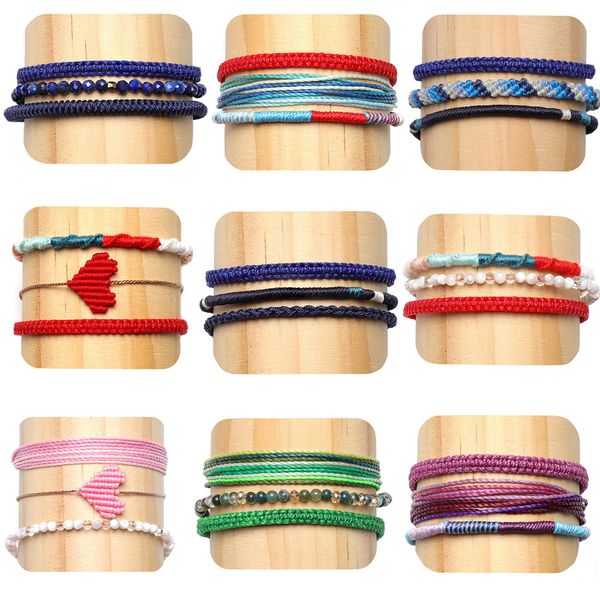 bohemian weave cotton friendship strands bracelet brazilian woven rope string beads handmade bracelets packing sets for women men, Black
bohemian weave cotton friendship strands bracelet brazilian woven rope string beads handmade bracelets packing sets for women men, Black