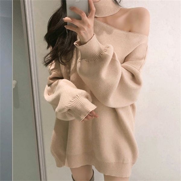 female winter sweater women pullover long sleeve girls loose autumn elegant knitted outerwear sweater warm plus size 201223, White;black
female winter sweater women pullover long sleeve girls loose autumn elegant knitted outerwear sweater warm plus size 201223, White;black