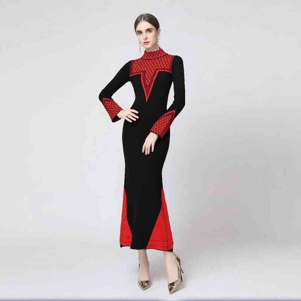 casual dresses tight buttock knit bottomed skirt autumn winter black rhombic contrast long sleeve wrap dress for women j08m, Black;gray
casual dresses tight buttock knit bottomed skirt autumn winter black rhombic contrast long sleeve wrap dress for women j08m, Black;gray