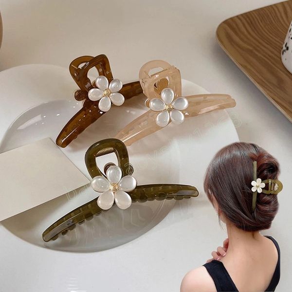 hair claw for women girl flower floral acrylic clamp korean handmade fashion head accessories mujer wholesale, Slivery;white
hair claw for women girl flower floral acrylic clamp korean handmade fashion head accessories mujer wholesale, Slivery;white