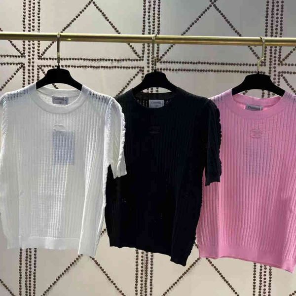 women's t-shirt medieval small fragrant wisp empty short sleeve versatile summer round neck slim temperament knitted t-shirt djij, White
women's t-shirt medieval small fragrant wisp empty short sleeve versatile summer round neck slim temperament knitted t-shirt djij, White
