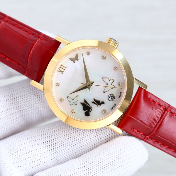 fashion mechanical women's watch 35mm 8215 movement sapphire glass mirror leather strap sports waterproof butterfly literal shell botto, Slivery;golden
fashion mechanical women's watch 35mm 8215 movement sapphire glass mirror leather strap sports waterproof butterfly literal shell botto, Slivery;golden