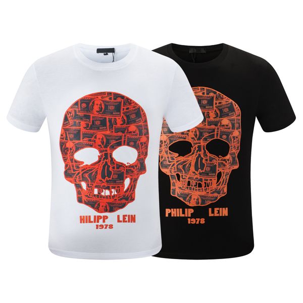 men's t-shirt p brand designer short sleeve tee hip hop skull logo letter print round neck street fashion shirt t01, White;black
men's t-shirt p brand designer short sleeve tee hip hop skull logo letter print round neck street fashion shirt t01, White;black
