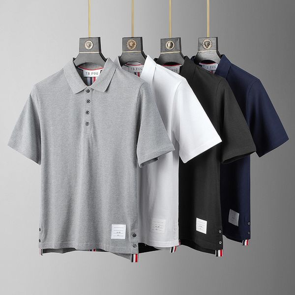 high-quality tide brand t22b summer back ribbon striped cotton short-sleeved t-shirt tide male couple trend polo shirt, White;black
high-quality tide brand t22b summer back ribbon striped cotton short-sleeved t-shirt tide male couple trend polo shirt, White;black