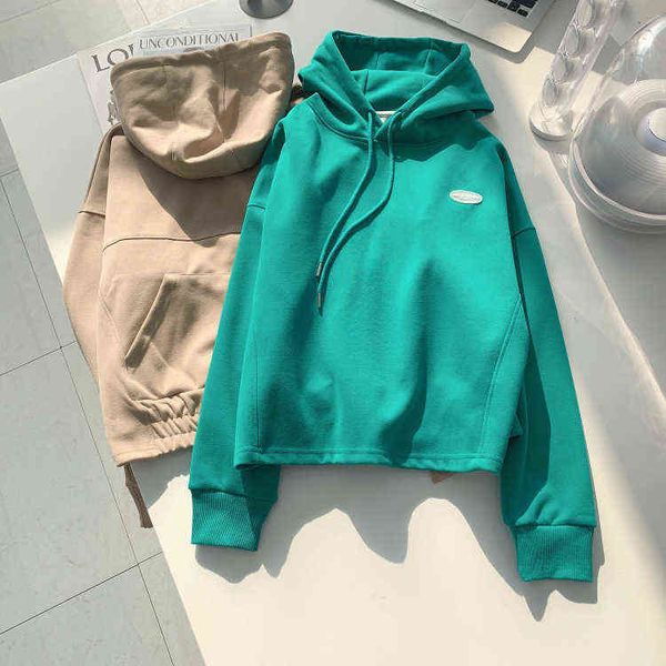 long sleeve pullover hooded hoodies women oversized sweatshirt fashion loose casual streetwear women clothing fall 2021 t220726, Black
long sleeve pullover hooded hoodies women oversized sweatshirt fashion loose casual streetwear women clothing fall 2021 t220726, Black