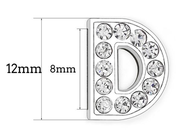 20pc/lot n - z 8mm silver rhinestones bling slide letter charm diy alphabet fit for 8mm leather bracelet wristband keychains sl0014, Bronze;silver
20pc/lot n - z 8mm silver rhinestones bling slide letter charm diy alphabet fit for 8mm leather bracelet wristband keychains sl0014, Bronze;silver