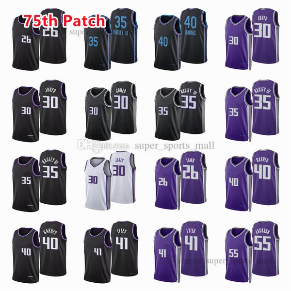 printed 75th patch city basketball jerseys harrison 40 barnes jeremy 26 lamb josh 55 jackson trey 41 lyles damian 30 jones jersey color whit, Black;red
printed 75th patch city basketball jerseys harrison 40 barnes jeremy 26 lamb josh 55 jackson trey 41 lyles damian 30 jones jersey color whit, Black;red