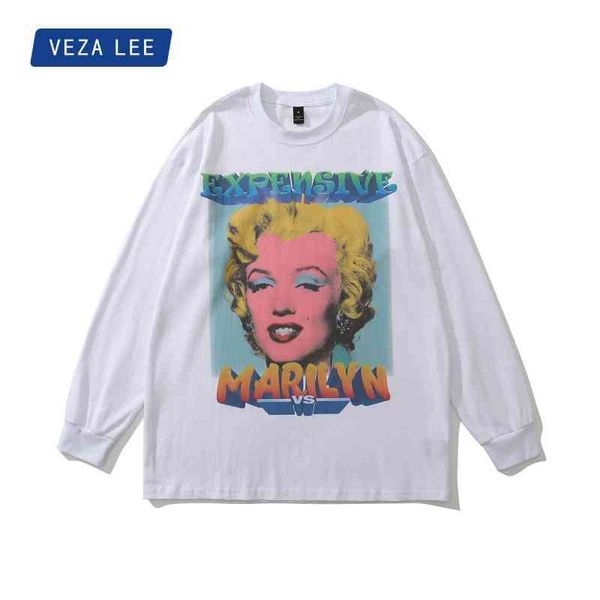 veza x tkpa men's autumn winter couple's white long sleeve t-shirt figure head print round neck sweater men, Black
veza x tkpa men's autumn winter couple's white long sleeve t-shirt figure head print round neck sweater men, Black