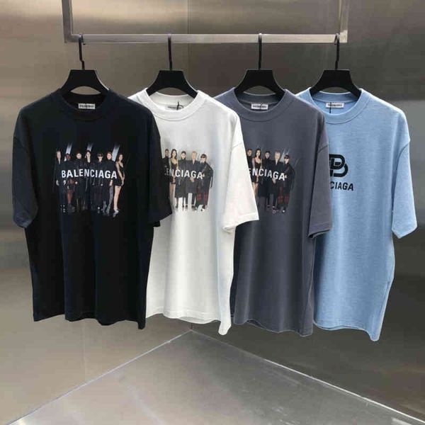 balencaigass designer hip hop t shirt loose cool oversized shirt short sleeves cotton breathable american fashion brand vintage men's, White;black
balencaigass designer hip hop t shirt loose cool oversized shirt short sleeves cotton breathable american fashion brand vintage men's, White;black