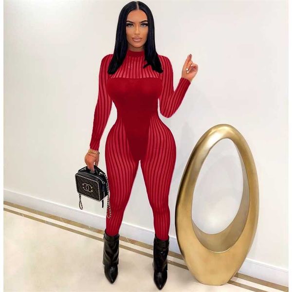 lady mesh striped patchwork long-sleeved see through jumpsuit women's clothing l6k81, Black;white
lady mesh striped patchwork long-sleeved see through jumpsuit women's clothing l6k81, Black;white
