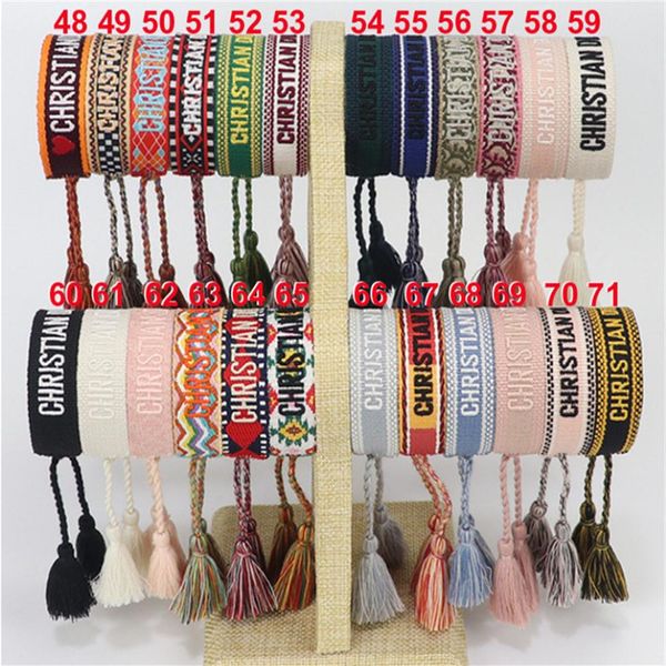 2021 european and american popular alphabet embroidery retro tassel hand rope luxury fashion jewelry235b, Black
2021 european and american popular alphabet embroidery retro tassel hand rope luxury fashion jewelry235b, Black