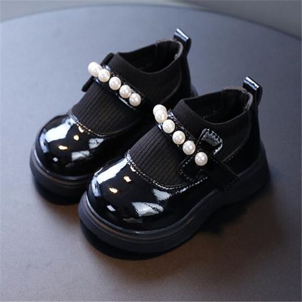 Classic Children Casual Sneakers Fashion Girls Flat Leather Shoes Vintage Kids Loafers Princess Pearl Dancing Shoes, White
Classic Children Casual Sneakers Fashion Girls Flat Leather Shoes Vintage Kids Loafers Princess Pearl Dancing Shoes, White