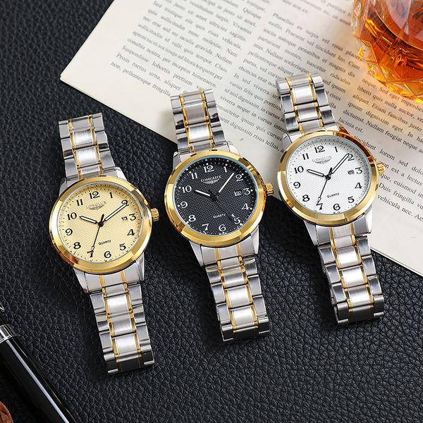 longlux quartz watch men's luminous digital high-end fashion, Slivery;brown
longlux quartz watch men's luminous digital high-end fashion, Slivery;brown