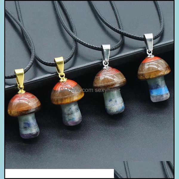 pendant necklaces pendants jewelry rainbow natural stone carving mushroom shape reiki healing 7chakra crystal neck dhkei, Silver
pendant necklaces pendants jewelry rainbow natural stone carving mushroom shape reiki healing 7chakra crystal neck dhkei, Silver