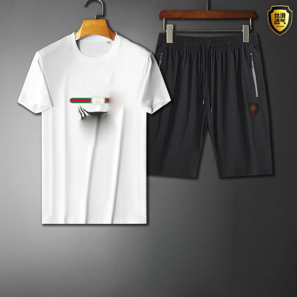 2022 men's tracksuits cotton sportswear 2 sets summer brand logo suit short sleeve blue t-shirt shorts casual fashion letter printed cl, Gray
2022 men's tracksuits cotton sportswear 2 sets summer brand logo suit short sleeve blue t-shirt shorts casual fashion letter printed cl, Gray