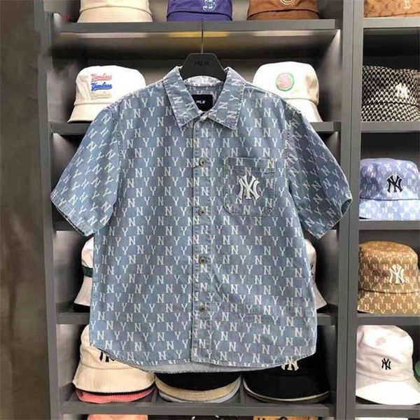 casual dresses mlb korea fashion brand men's and women's old flower all over print ny casual loose thin denim short sleeve shirt c, Black;gray
casual dresses mlb korea fashion brand men's and women's old flower all over print ny casual loose thin denim short sleeve shirt c, Black;gray