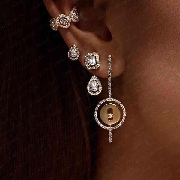 godki boho luxury round stud for women wedding cubic zircon crystal cz dubai indian bridal earrings bohemia 2020, Golden;silver
godki boho luxury round stud for women wedding cubic zircon crystal cz dubai indian bridal earrings bohemia 2020, Golden;silver