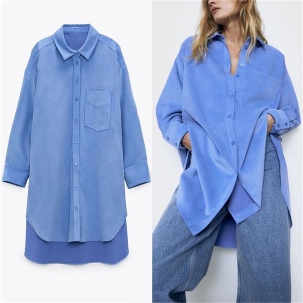 fine waled corduroy oversized shirt women long sleeve roomy irregular blue shirts woman chic plus size office 210524, White
fine waled corduroy oversized shirt women long sleeve roomy irregular blue shirts woman chic plus size office 210524, White