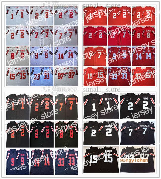 american college football wear ohio state buckeyes ncaa college 8 trey sermon jerseys 1 justin fields 2 chase young 2 jk dobbins 7 dwayne ha, Black
american college football wear ohio state buckeyes ncaa college 8 trey sermon jerseys 1 justin fields 2 chase young 2 jk dobbins 7 dwayne ha, Black