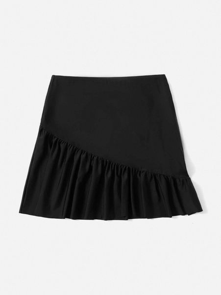 ruffle hem cover up skirt h5sf#, White;black
ruffle hem cover up skirt h5sf#, White;black