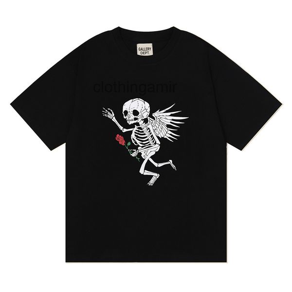 designer t shirts 2022 gallerydept mens fashion angel skeleton rose lettered print hip hop men's women's short sleeve t-shirt, White;black
designer t shirts 2022 gallerydept mens fashion angel skeleton rose lettered print hip hop men's women's short sleeve t-shirt, White;black