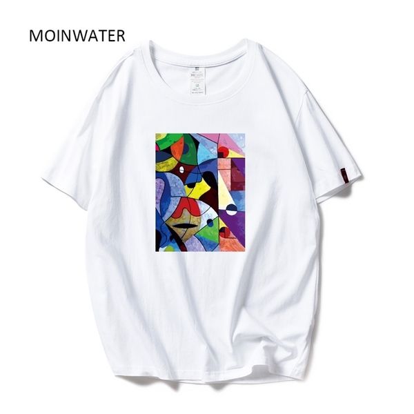 moinwater brand women colorful print t shirts white black cotton tees lady high street comfortable casual mt1978 220509
moinwater brand women colorful print t shirts white black cotton tees lady high street comfortable casual mt1978 220509