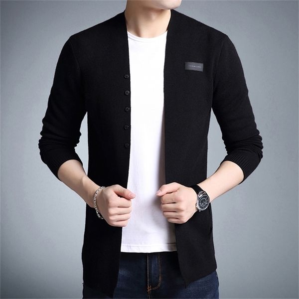 casual cardigan knitwear men solid shawl sweater men fashion thin coats pull homme long sleeve sweaters jackets 3xl 201225, White;black
casual cardigan knitwear men solid shawl sweater men fashion thin coats pull homme long sleeve sweaters jackets 3xl 201225, White;black