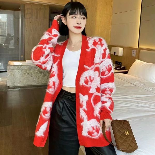 women's knits & tees designer straight 2021 early autumn graffiti love crochet red v-neck knitted wool cardigan women qc5i, White
women's knits & tees designer straight 2021 early autumn graffiti love crochet red v-neck knitted wool cardigan women qc5i, White