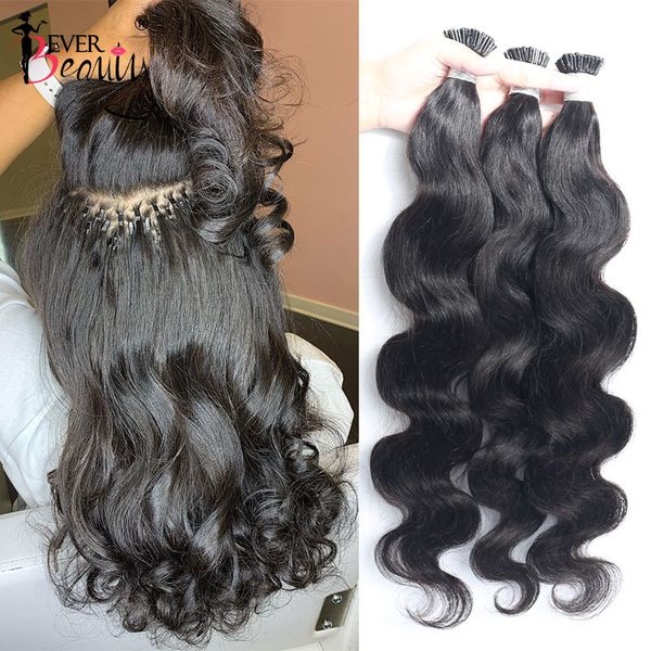 body wave microlinks i tip hair extensions indian natural wavy virgin bulk hair for women 100% human hair for salon ever beauty 220422, Black
body wave microlinks i tip hair extensions indian natural wavy virgin bulk hair for women 100% human hair for salon ever beauty 220422, Black