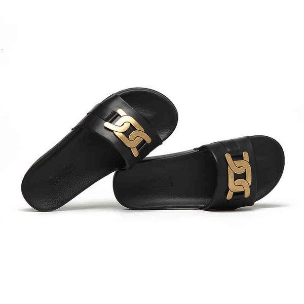 slippers women's slippers wear flat bottoms in summer. casual thick bottomed anti-skid leather one line sandals with soft soles, Black
slippers women's slippers wear flat bottoms in summer. casual thick bottomed anti-skid leather one line sandals with soft soles, Black