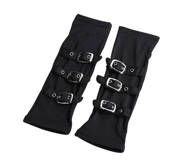 womens goth buckle gloves costume accessories fingerless punk biker arm warmer gloves milk silk fabic black stretchy, Silver
womens goth buckle gloves costume accessories fingerless punk biker arm warmer gloves milk silk fabic black stretchy, Silver