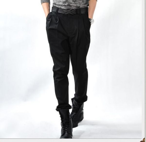 fashion trendy men's little feet harem pants personality men's trousers boots pants casual trousers large size breeches 220330, Black
fashion trendy men's little feet harem pants personality men's trousers boots pants casual trousers large size breeches 220330, Black
