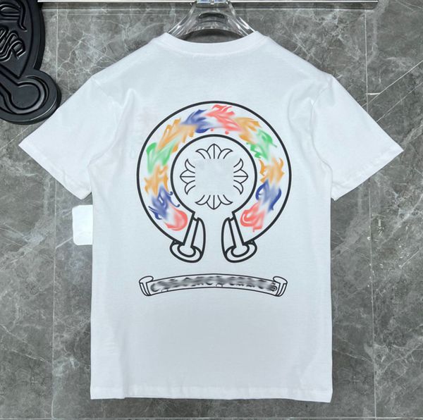 classic fashion t shirts mens luxury letter ch t-shirt designers horseshoe sanskrit cross pattern tshirt summer tees women clothing short s, White;black
classic fashion t shirts mens luxury letter ch t-shirt designers horseshoe sanskrit cross pattern tshirt summer tees women clothing short s, White;black