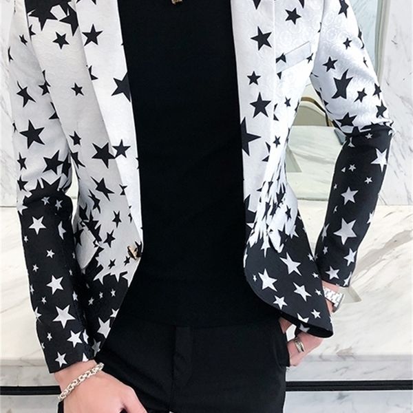 mans blazers spring autumn printed casual slim fit england full sleeve suit jacket cloth formal dress mens blazers 201104, White;black
mans blazers spring autumn printed casual slim fit england full sleeve suit jacket cloth formal dress mens blazers 201104, White;black