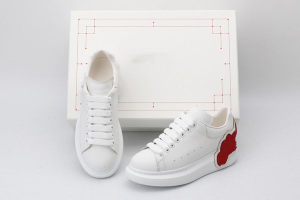 couples small white shoes designer luxury version mc sneakers sale red and blue letters back tail italian imported silk cowhide leisure can, Black
couples small white shoes designer luxury version mc sneakers sale red and blue letters back tail italian imported silk cowhide leisure can, Black