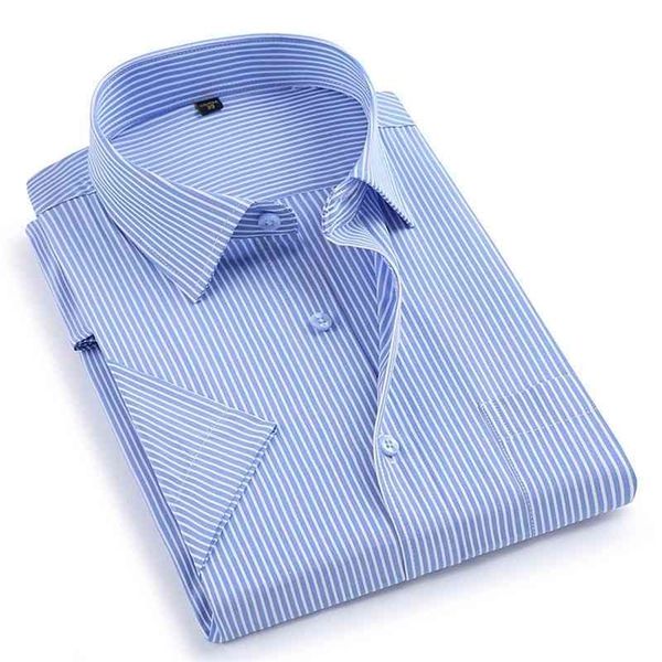 summer short sleeve turndown collar easy care non-iron regular fit striped / plaid business men casual shirts 210331, White;black
summer short sleeve turndown collar easy care non-iron regular fit striped / plaid business men casual shirts 210331, White;black
