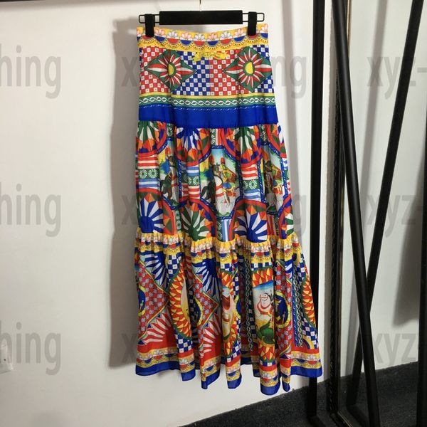 2022 designer t-shirts vintage print dress high-ends womens dress sets sleeveless t shirts +long skirts waist tie brand style summer casual, White
2022 designer t-shirts vintage print dress high-ends womens dress sets sleeveless t shirts +long skirts waist tie brand style summer casual, White