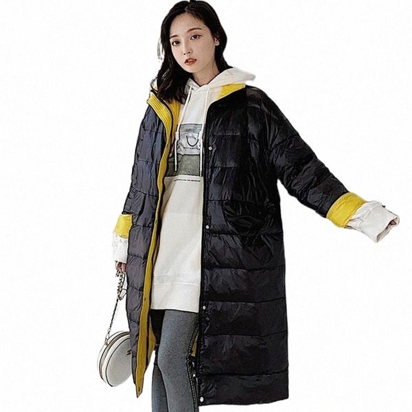 women's trench coats korean style 2021 oversize loose women winter jacket hooded long cotton padded female parka outwear two big pocket, Tan;black
women's trench coats korean style 2021 oversize loose women winter jacket hooded long cotton padded female parka outwear two big pocket, Tan;black