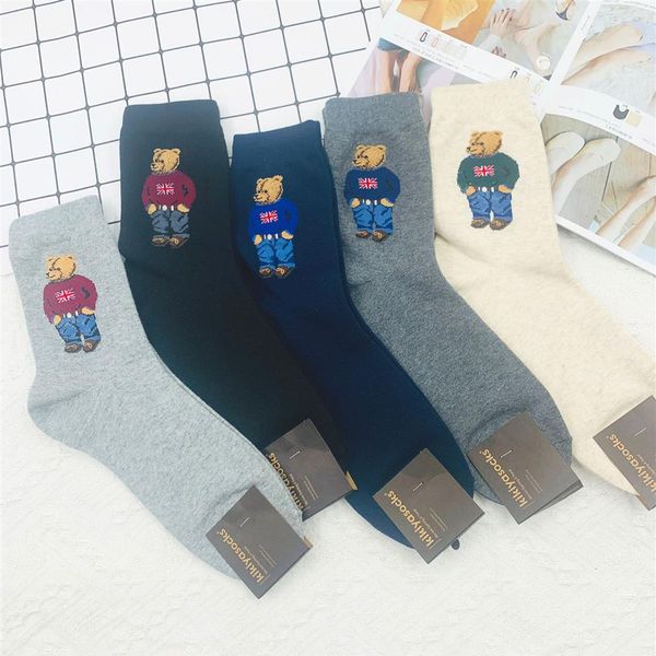 men's socks 2021 mix 5 colors cotton autumn breathable skateboard happy men winter cartoon bear mid tube for christmas gift268n, Black
men's socks 2021 mix 5 colors cotton autumn breathable skateboard happy men winter cartoon bear mid tube for christmas gift268n, Black