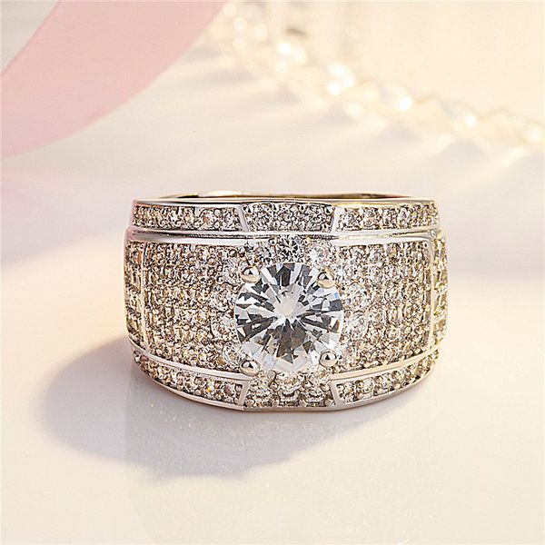 purity silver wedding rings for man 925 sterling silver crystal simulated diamond engagement jewelry, Golden;silver
purity silver wedding rings for man 925 sterling silver crystal simulated diamond engagement jewelry, Golden;silver