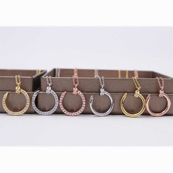 925 sterling silver nail necklace luxury with diamonds pendant for women famous brand fine jewelry wholesale
925 sterling silver nail necklace luxury with diamonds pendant for women famous brand fine jewelry wholesale