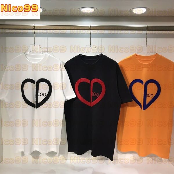 tide cdr tee towel fleece embroidered letters love trend casual fashion loose short-sleeved t-shirt half-sleeve for men and women, White;black
tide cdr tee towel fleece embroidered letters love trend casual fashion loose short-sleeved t-shirt half-sleeve for men and women, White;black
