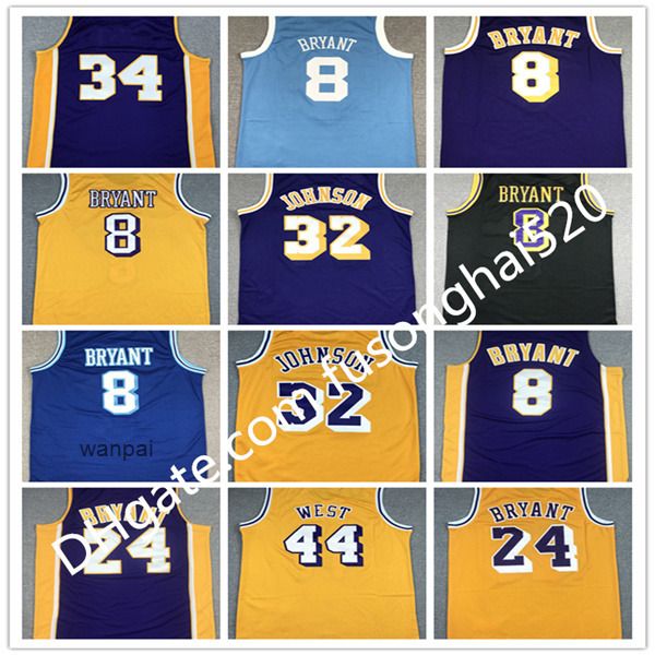 men's retro embroidery 32 johnson basketball jersey shirts 42 artest worthy 44 jerry west uniform yellow purple 2001 2002 1996 1997 fas, Black;red
men's retro embroidery 32 johnson basketball jersey shirts 42 artest worthy 44 jerry west uniform yellow purple 2001 2002 1996 1997 fas, Black;red