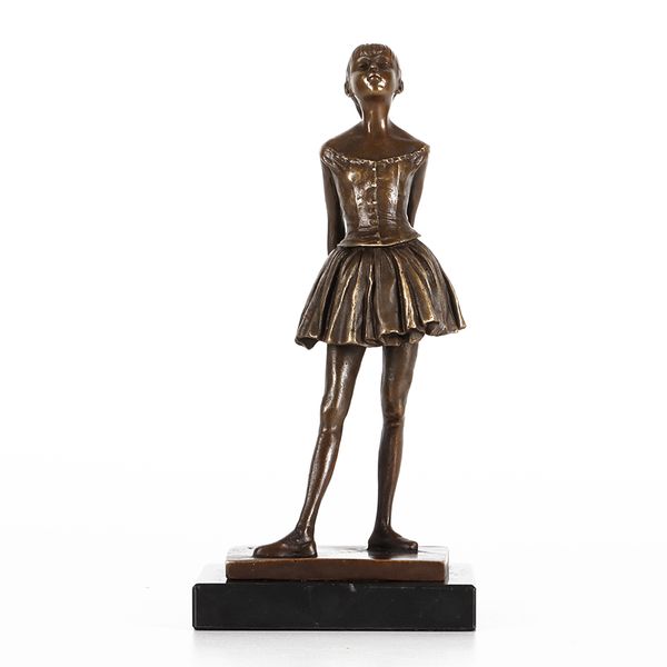 famous sculpture degas little dancer aged fourteen statue bronze replica ballerina art home decor, Silver
famous sculpture degas little dancer aged fourteen statue bronze replica ballerina art home decor, Silver