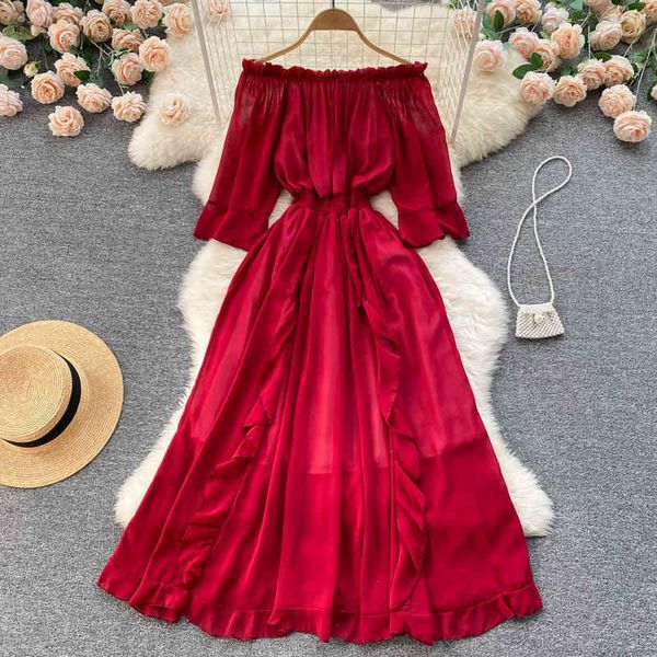 casual dresses 2022 national style dress with long shoulder and big knee m5d6, Black;gray
casual dresses 2022 national style dress with long shoulder and big knee m5d6, Black;gray